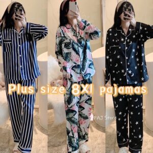 3XL-8XL Long Pajamas Summer Sleepwear 2022 Large Bust Adults Satin Women’s Suit Nightgown Silk Nightie Freedom Wear Home Clothes