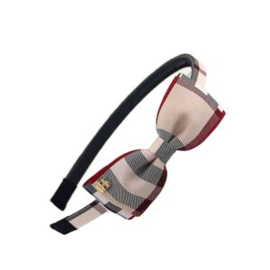 Gauze Bow Hairpin Fabric Headband Temperament Headband Female Toothed Hair Ornament Headdress Girl Headdress With Teeth