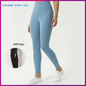 Hot Selling Fitness Tights With Logo Women’s Seamless 24 Color Jogging Pants Yoga Pants Breathable Elastic Exercise Leggings