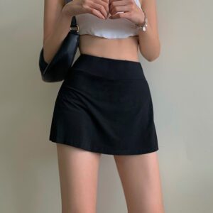 Tennis Skirts for Women Sports High Waist Sexy Mini Skirt Girl Tight Summer Jupe Culottes Split A-line Y2K Female Short Skirts