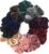 10/6/1pc Accesorios para el cabello navy blue black hair scrunchies headband women ties velvet for party solid color sets pack