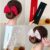 1PC Multicolor Deft Bun Print Headband Hairpin for Women Girl Cloth Hair Circle Bun Maker Ponytail Holder Hair Accessories