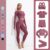 5Pieces Seamless Women’s Yoga Set Fitness Long Sleeve Crop Top High Waist Leggings Tracksuit Workout Activewear Workout Wear