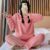 Autumn Winter Warm Flannel Pajamas for Women Students Cute Plus Velvet Thicken Loose Sleepwear Set Coral Velvet Home Clothes