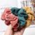 Cord Scrunchie Autumn Winter Corduroy Solid Fabric Scrunchies Set Elastic Hair Bands Fashion Ponytail Hair Tie Rope Headwear 3PK