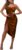 LYANER Women’s Satin Spaghetti Straps Cowl Neck Sexy Ruch Cocktail Midi Dresses