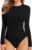 MANGOPOP Women’s Halter Neck Sleeveless Sexy Tank Tops/Crew Neck Long Sleeve Bodysuit