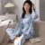 New Pajamas Ladies Spring and Autumn Long Sleeve Thin Section Women’s Autumn and Winter Large Size Casual Autumn Homewear Set