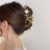 New Women Metal Hair Claw Elegant Gold Flowers Hair Clips Barrette Crab Headband Ponytail Clip Headwear hair accessories tiara