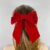 Vintage Red Big Velvet Bow Hair Clip For Women Girl Long Ribbon Hairclip Black Large Barrette Korean Top Hairpin Hair Accessorie