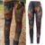 Women Retro Pants Fashion Patchwork High Waist Sports Yoga Pants Running Fitness Leggings Workout Gym Clothes Big Size 5XL