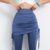 Women’s High Waist Abdomen Closing Seamless Fake Two-piece Sports Skirt And Pants Elastic Hip Lifting Slim Fit Gym Yoga Pants